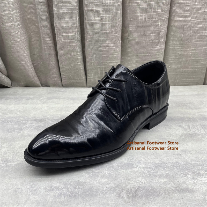 Men's Black Leather Oxford Sho - đánh giá và giá Formal Men Daily Wear Shoes