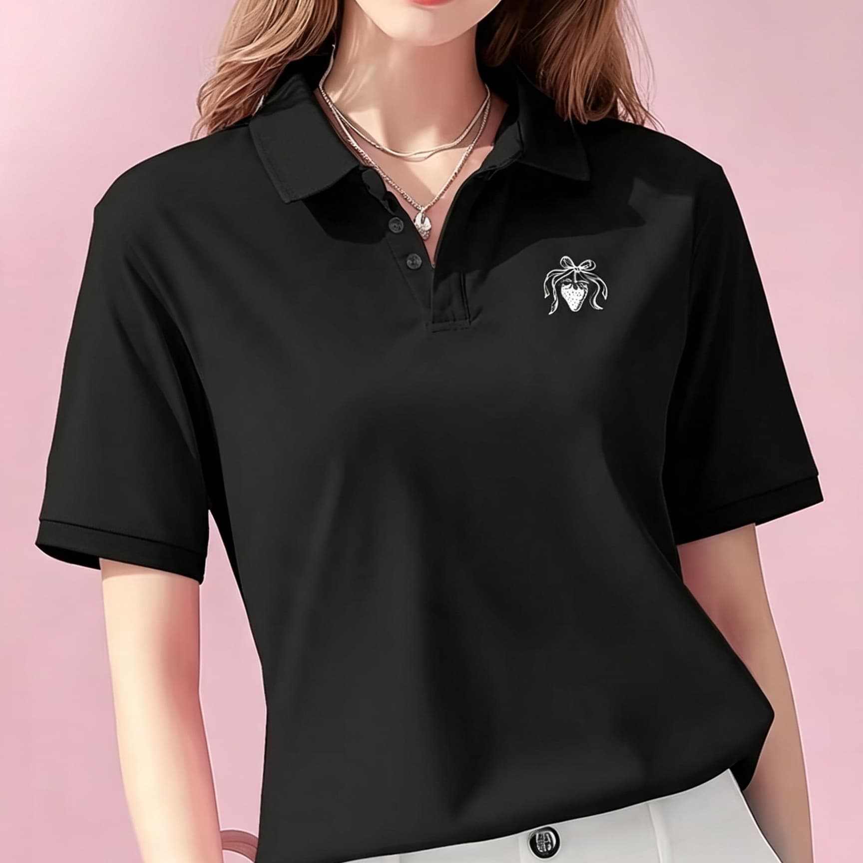 1. Casual White Unisex Polo Bl - đánh giá và giá Men'S Polo Formal Wear