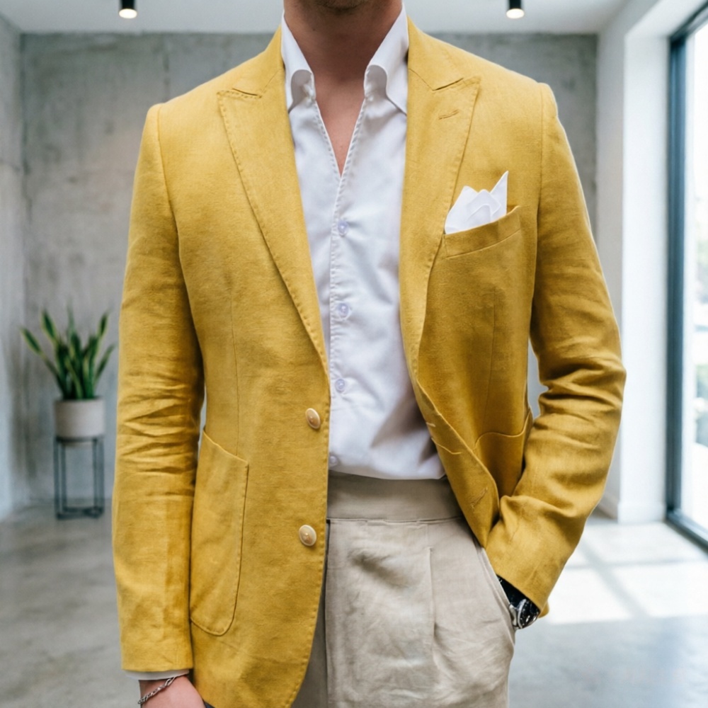 Linen Sage Green Men Suits 2 P - đánh giá và giá Men'S Semi Formal Office Wear