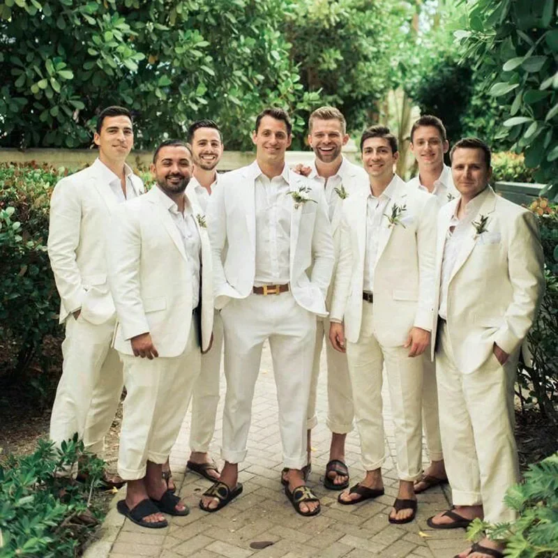 Linen Wedding Tuxedo For Men S - đánh giá và giá Men Formal Wear In Summer