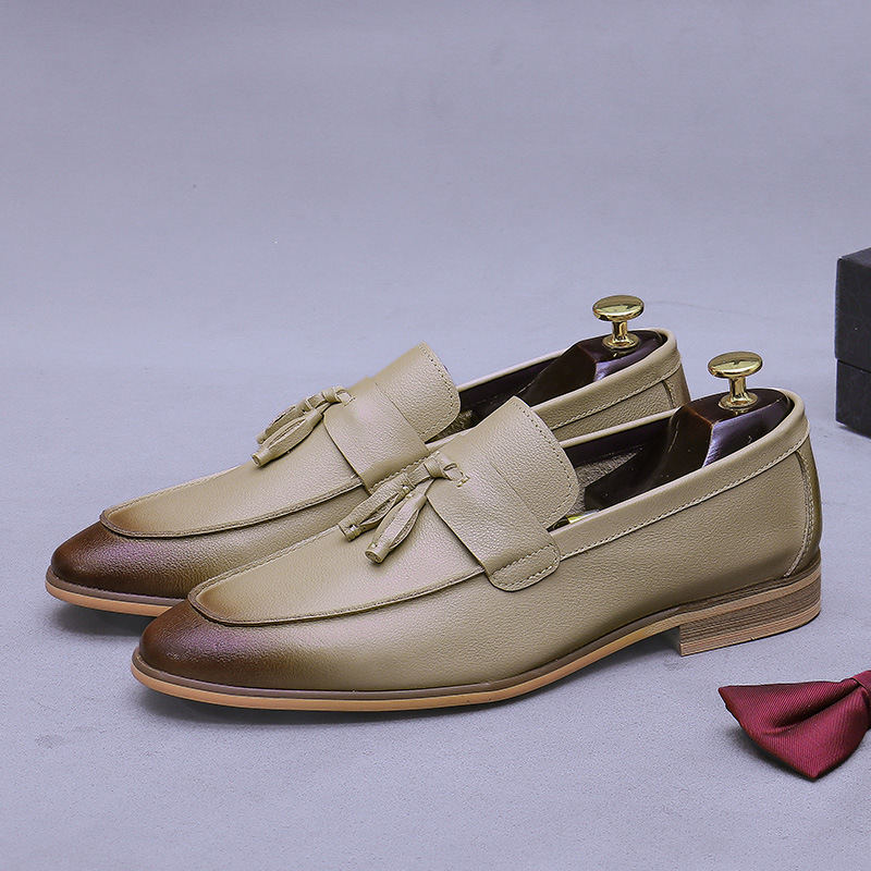Men Tassel Genuine Leather Loa - đánh giá và giá Formal Men Daily Wear Shoes