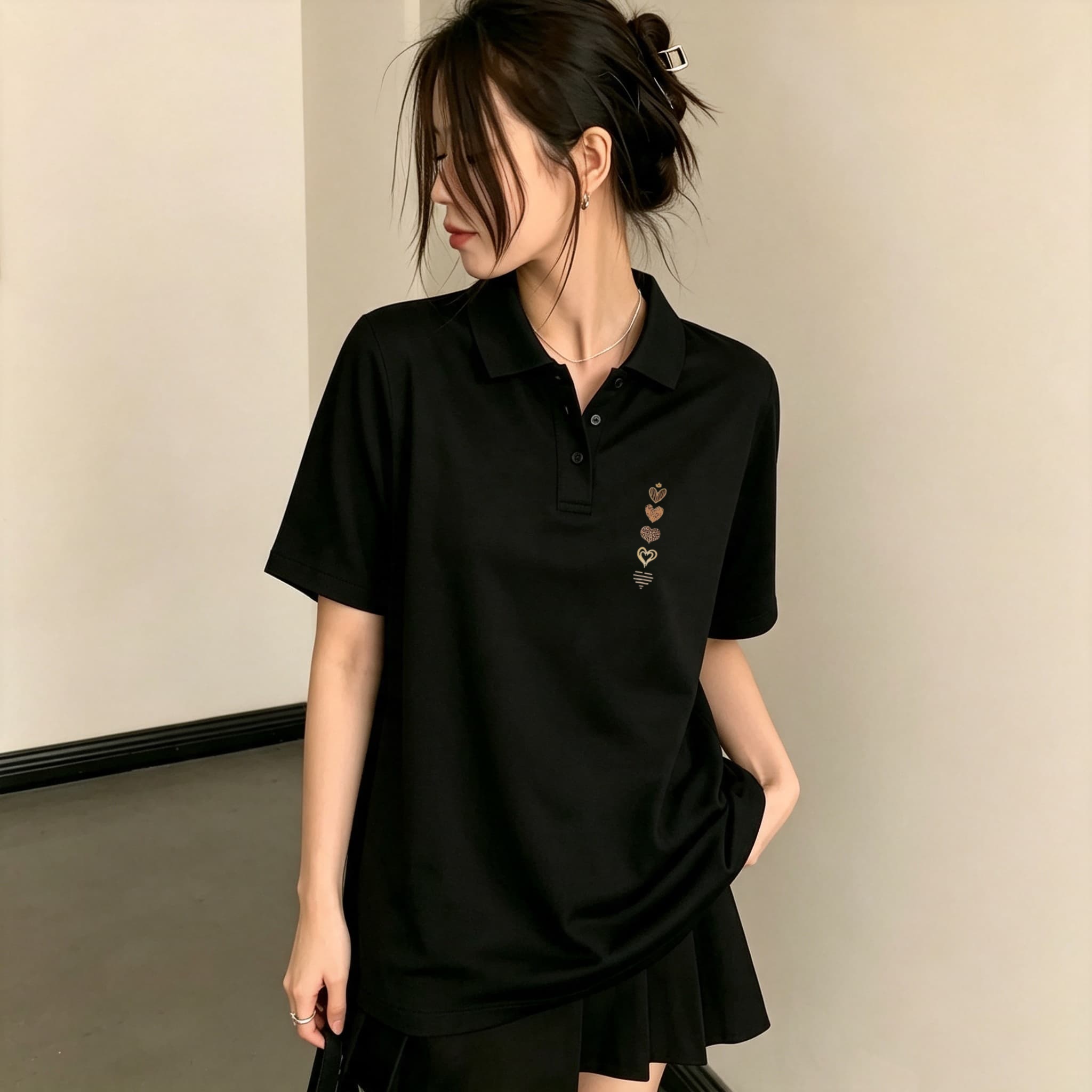 Women's Black Lapel Collar Pol - đánh giá và giá Men'S Polo Formal Wear